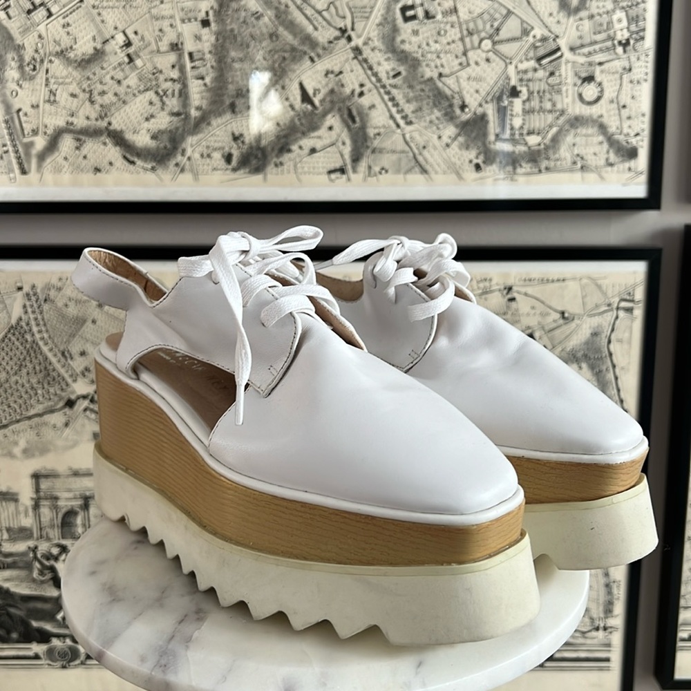 Platform Shoes White Summer